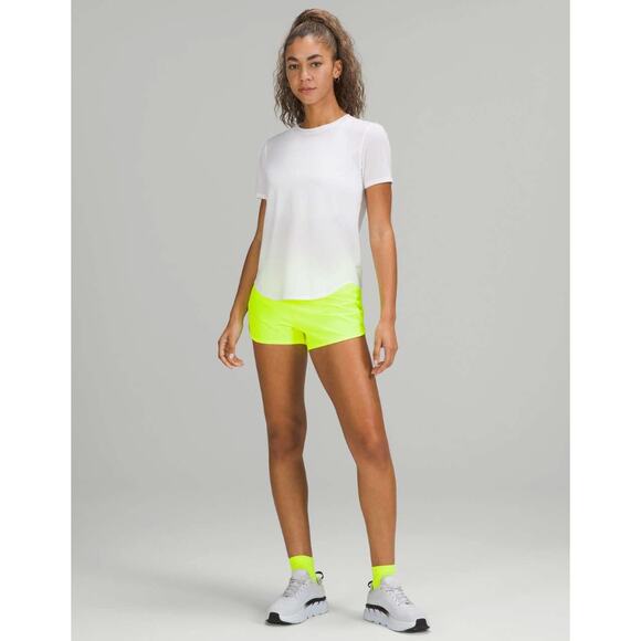 Lululemon Speed Up High-Rise Lined Short 2.5" Highlight Yellow - Picture 3 of 5